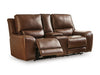DeepWakes Power Reclining Loveseat with Console - Aumand's Furniture (North Walpole, NH) 