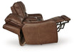 DeepWakes Power Reclining Loveseat with Console - Aumand's Furniture (North Walpole, NH) 