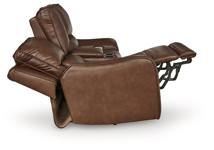 DeepWakes Power Reclining Loveseat with Console - Aumand's Furniture (North Walpole, NH) 