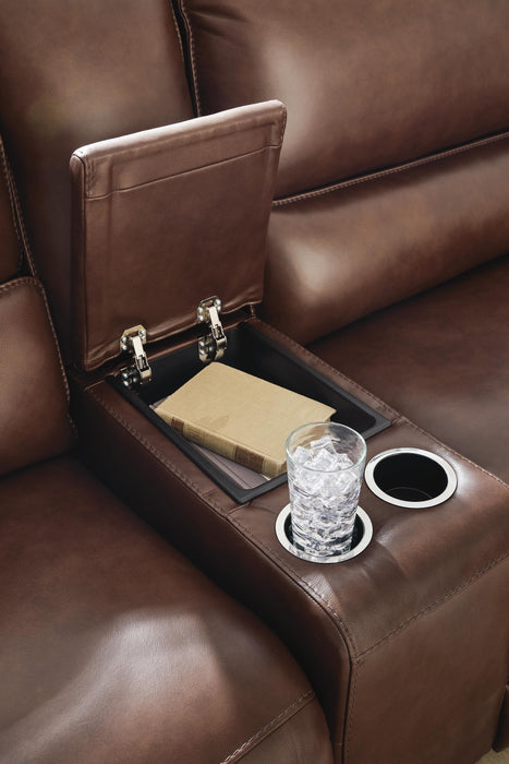 DeepWakes Power Reclining Sectional with Chaise - Aumand's Furniture (North Walpole, NH) 