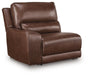 DeepWakes Reclining Sectional with Storage Console - Aumand's Furniture (North Walpole, NH) 