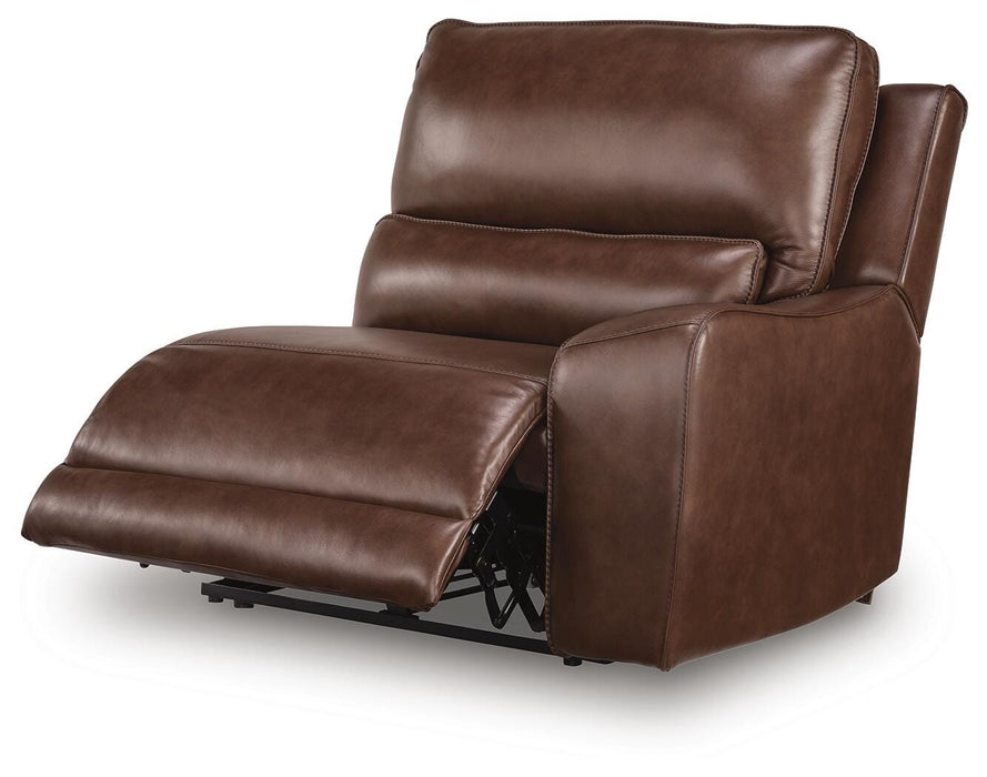 DeepWakes Power Reclining Sectional with Chaise - Aumand's Furniture (North Walpole, NH) 