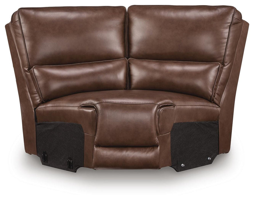 DeepWakes Power Reclining Sectional with Chaise - Aumand's Furniture (North Walpole, NH) 