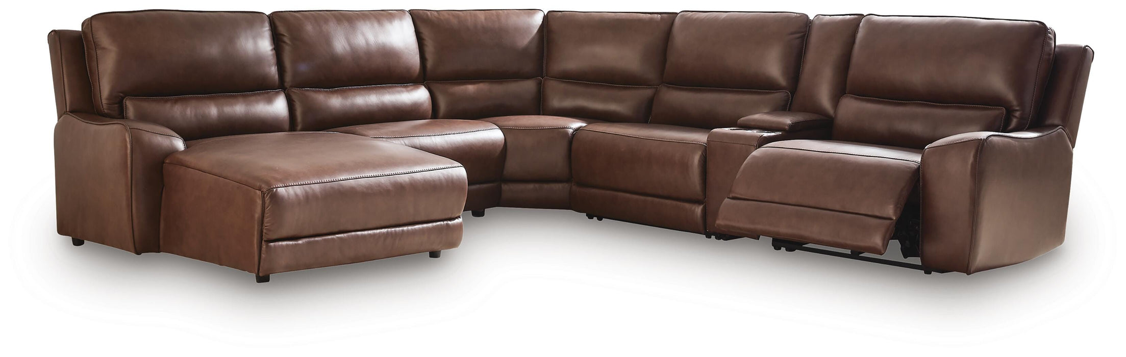 DeepWakes Power Reclining Sectional with Chaise - Aumand's Furniture (North Walpole, NH) 