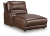 DeepWakes Power Reclining Sectional with Chaise - Aumand's Furniture (North Walpole, NH) 