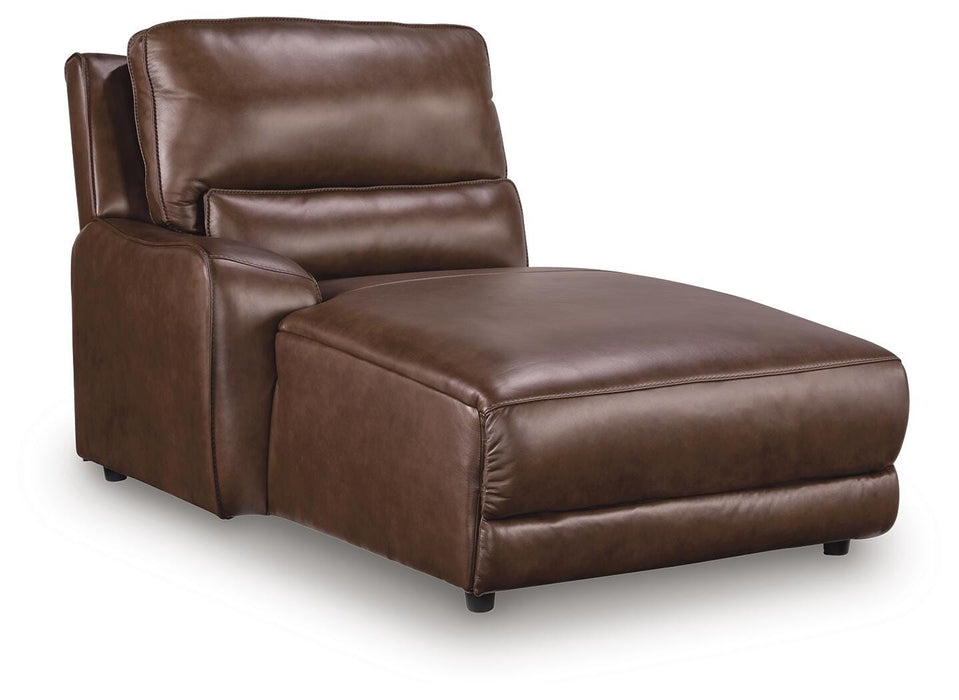 DeepWakes Power Reclining Sectional with Chaise - Aumand's Furniture (North Walpole, NH) 