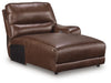 DeepWakes Power Reclining Sectional with Chaise - Aumand's Furniture (North Walpole, NH) 