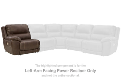 Dunleith Power Reclining Loveseat with Console - Aumand's Furniture (North Walpole, NH) 