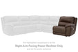 Dunleith Power Reclining Sectional Loveseat - Aumand's Furniture (North Walpole, NH) 