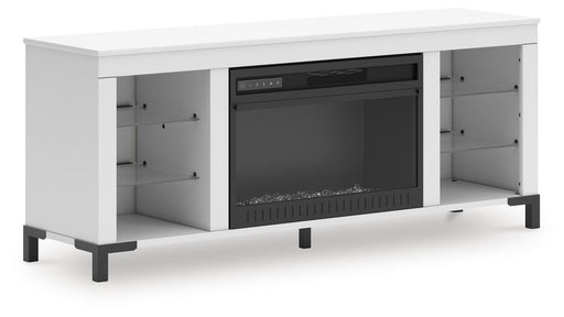 Brollevi 60" TV Stand with Electric Fireplace - Aumand's Furniture (North Walpole, NH) 