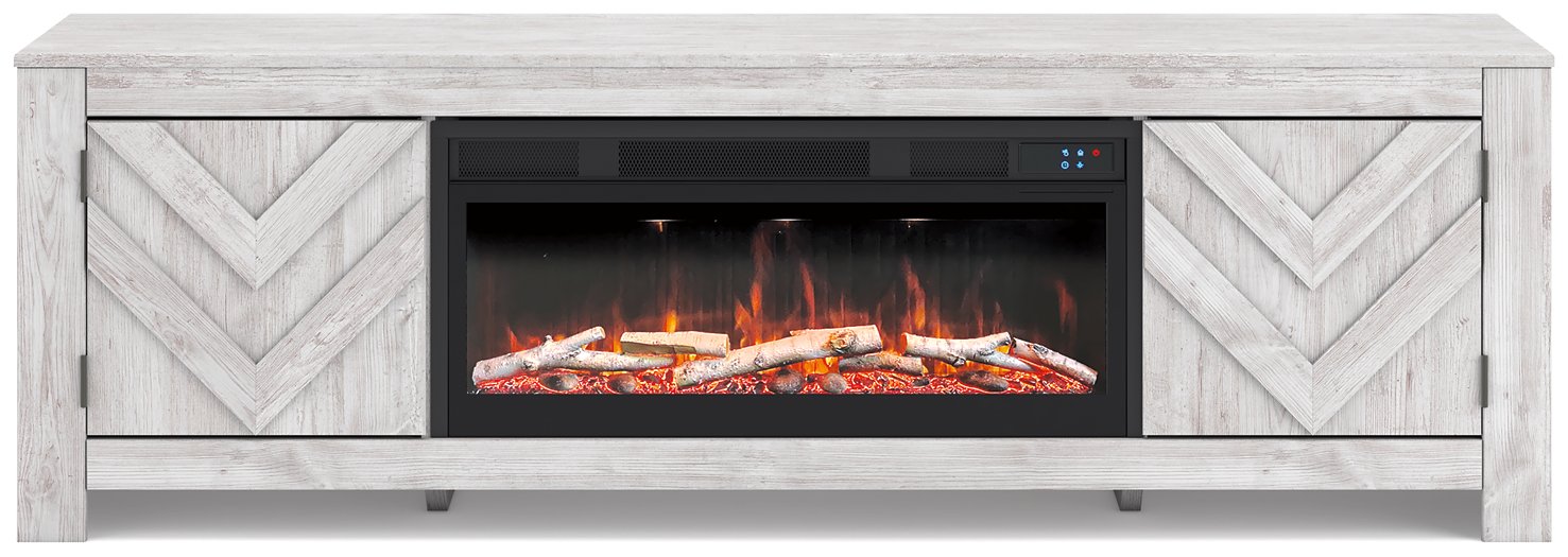 Cayboni 71" TV Stand with Electric Fireplace