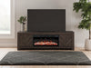 Cayboni 71" TV Stand with Electric Fireplace - Aumand's Furniture (North Walpole, NH) 
