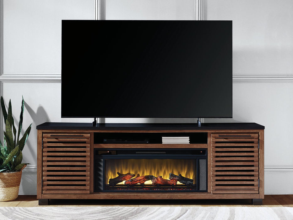 Kallari 84" TV Stand with Electric Fireplace - Aumand's Furniture (North Walpole, NH) 