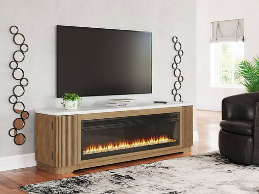 Camdill 80" TV Stand with Electric Fireplace - Aumand's Furniture (North Walpole, NH) 