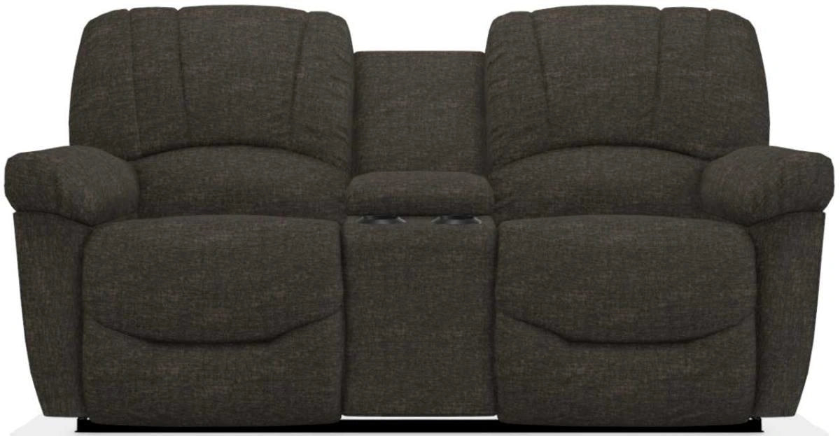 La-Z-Boy Hayes Walnut La-Z-Time Power-Reclineï¿½ Console Loveseat with Power Headrest