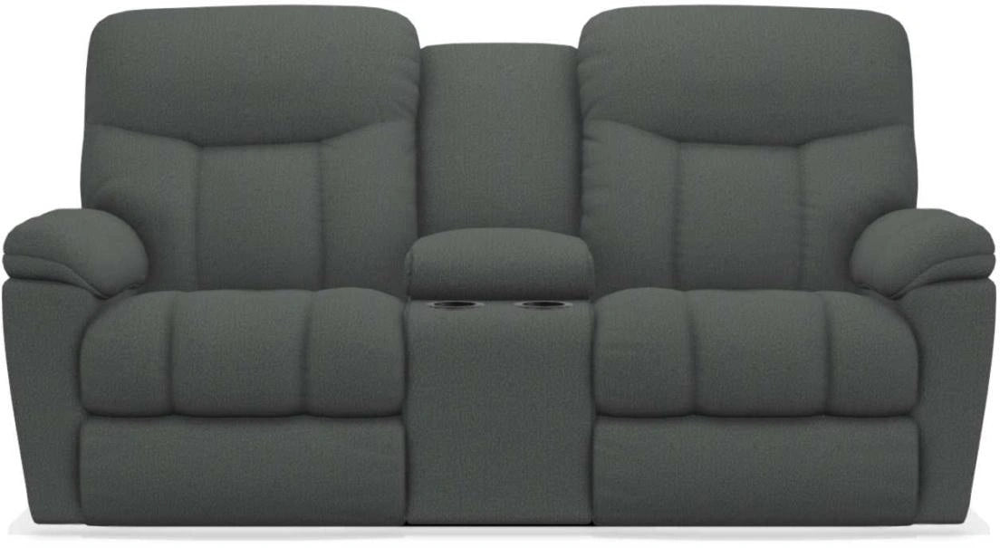 La-Z-Boy Morrison Indigo La-Z-Time Full Reclining Loveseat w/Console