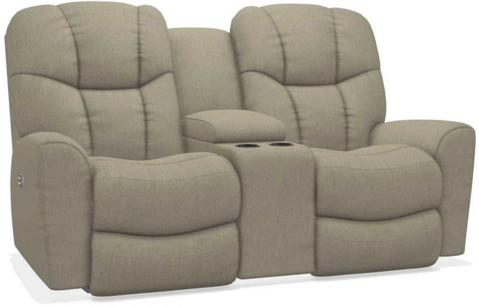 La-Z-Boy Rori Teak Power Reclining Loveseat w/ Headrest & Console