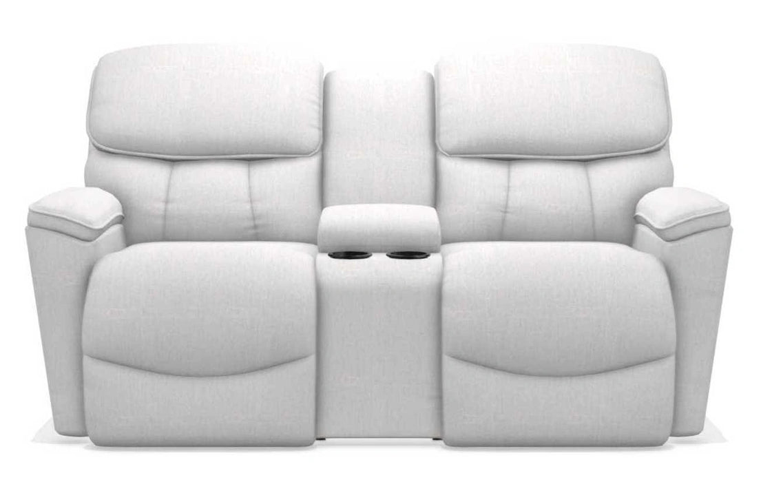La-Z-Boy Kipling Muslin Power Reclining Loveseat With Headrest and Console