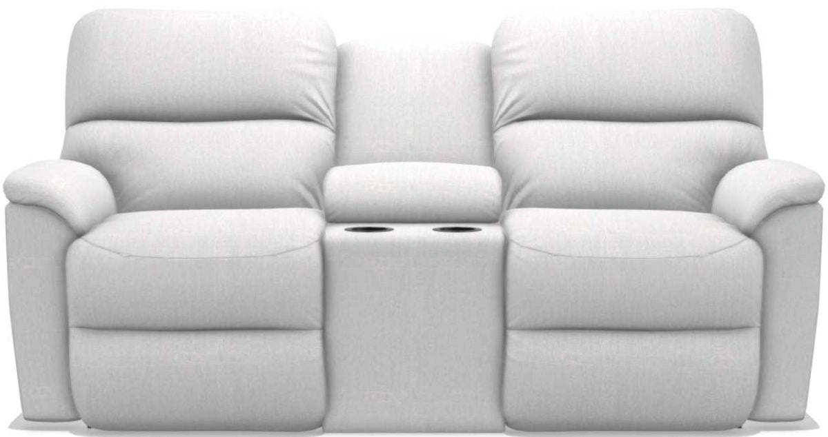 La-Z-Boy Brooks Muslin Power Reclining Loveseat With Console