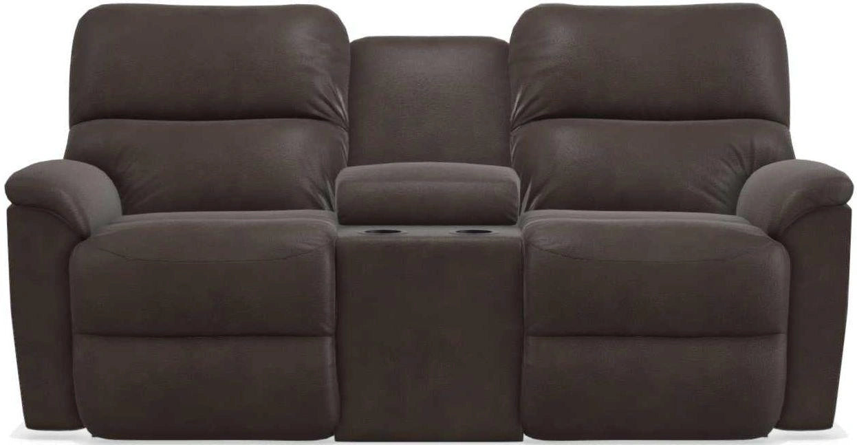La-Z-Boy Brooks Godiva Power Reclining Loveseat With Console