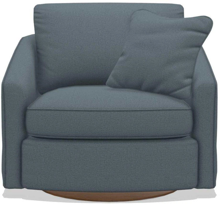 La-Z-Boy Clover Denim Premier Swivel Occasional Chair