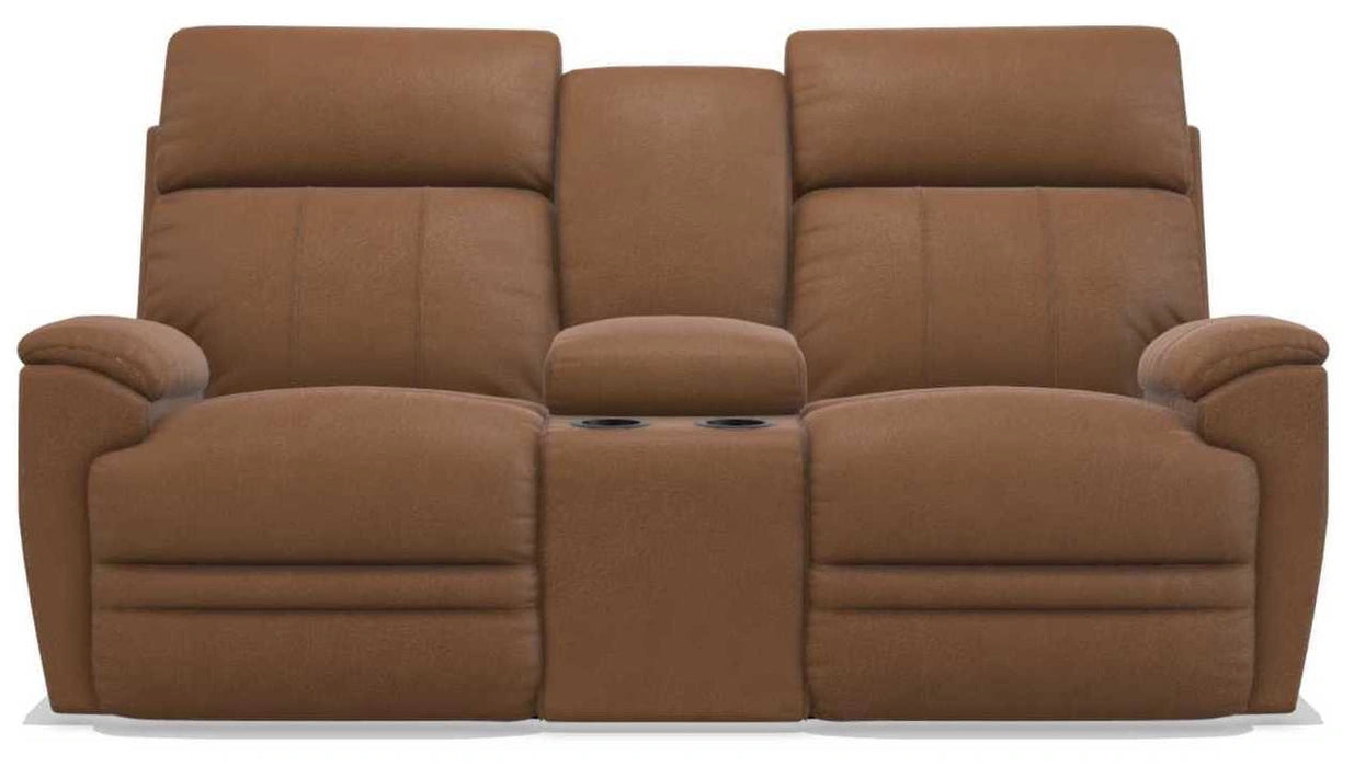La-Z-Boy Talladega Silt Power Reclining Loveseat with Console